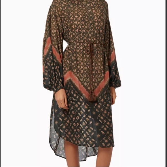 Ulla Johnson Agadir Coverup Jasper Size Small Tan Brown Bohemian Boho - Picture 2 of 11